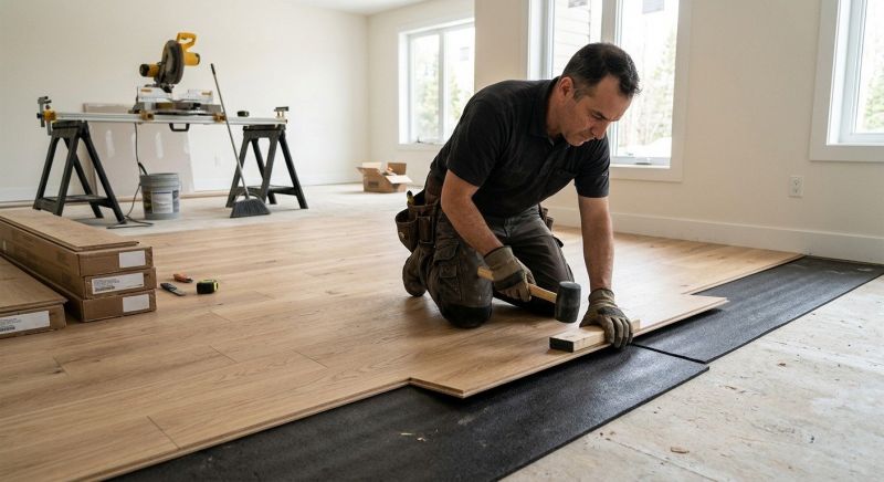 Engineered Wood Installation in Scarborough, ME