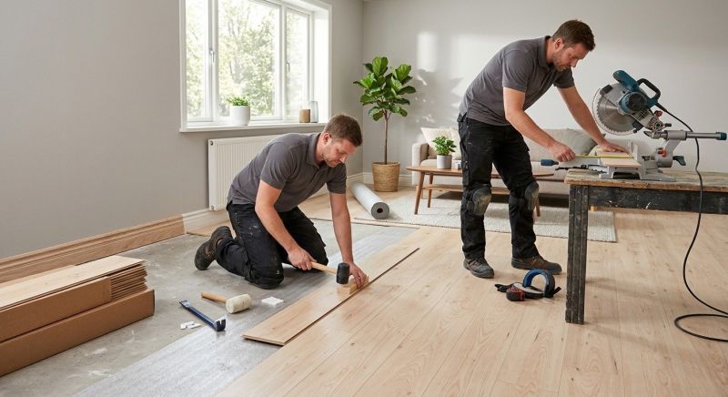Laminate Floor Installation in Falmouth, ME