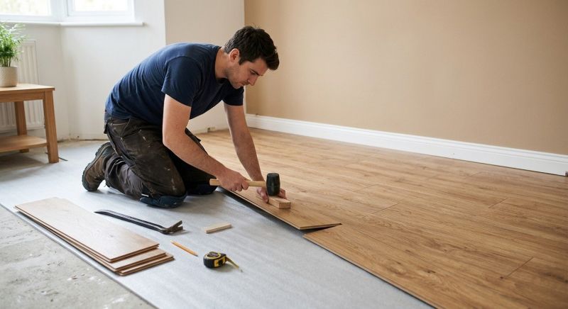 Laminate Floor Installation in Steep Falls, ME