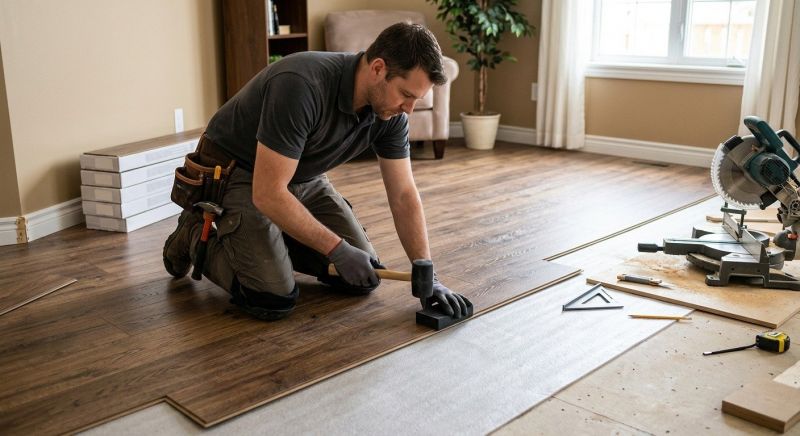 Laminate Floor Installation in Waterboro, ME