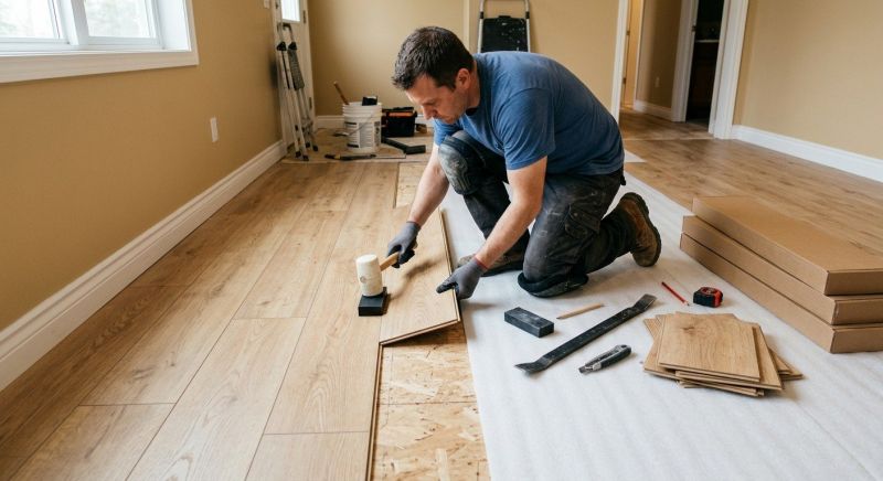 Laminate Floor Remodeling in Scarborough, ME