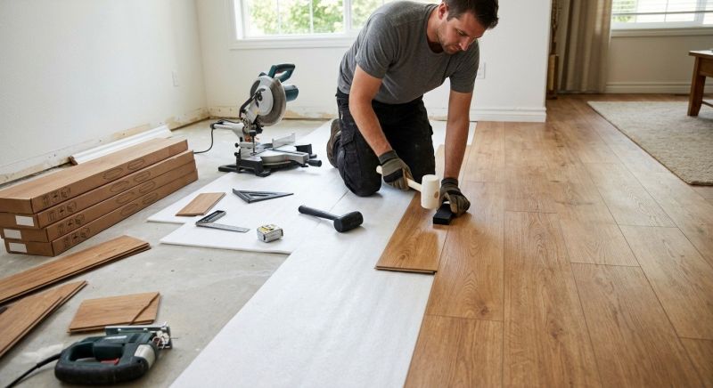 Laminate Floor Replacement in Buxton, ME