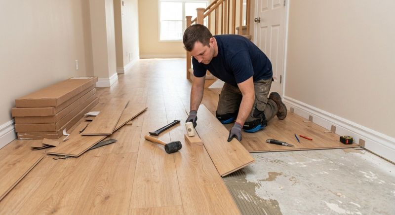 Laminate Floor Replacement in Limerick, ME