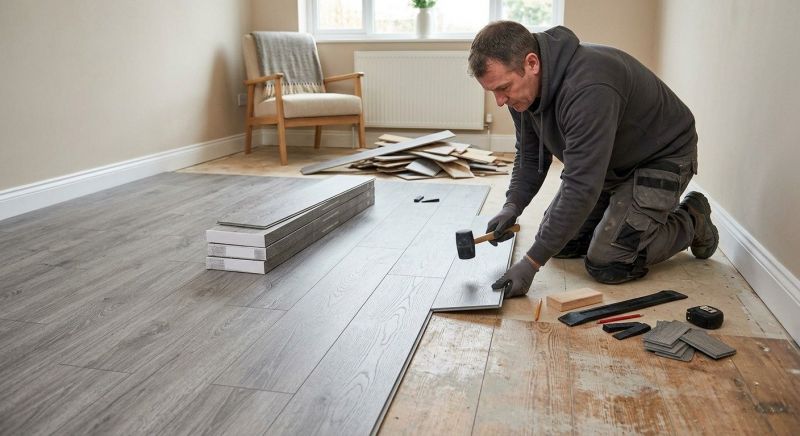 Laminate Floor Replacement in Raymond, ME