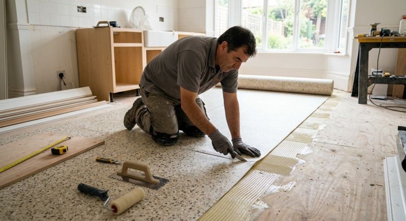 Linoleum Floor Installation in North Yarmouth, ME