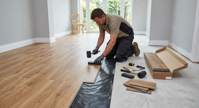 Luxury Vinyl Tile Installation in Windham, ME