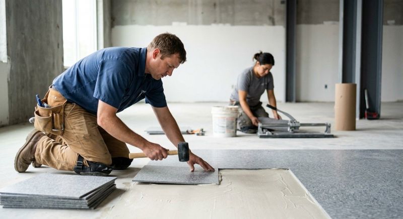 Lvt Flooring Installation in Buxton, ME