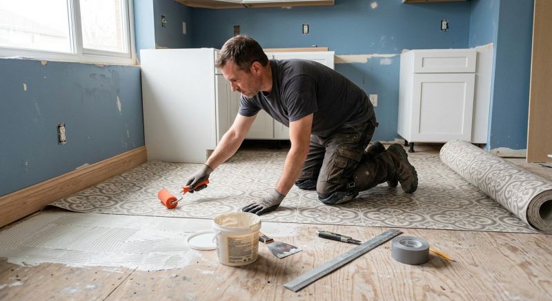 Sheet Flooring Installation in Buxton, ME
