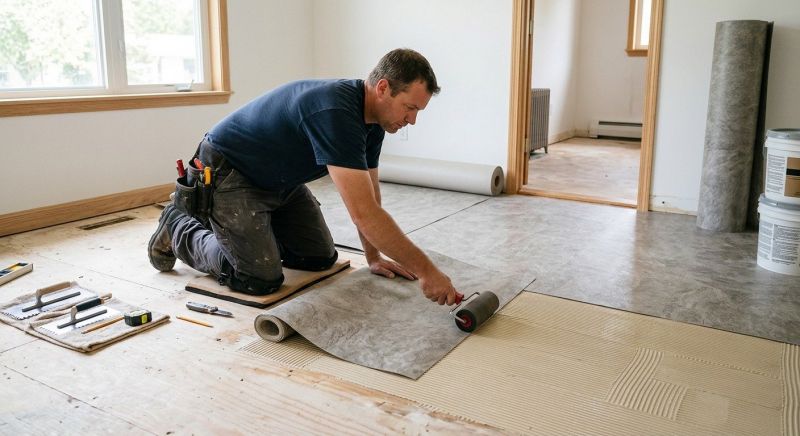 Sheet Flooring Installation in Limerick, ME