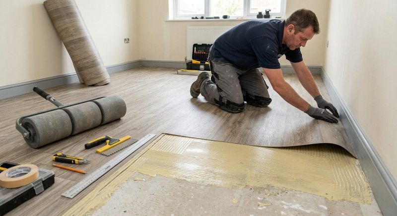 Sheet Flooring Installation in Old Orchard Beach, ME