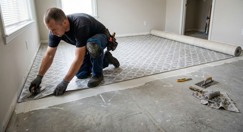Sheet Flooring Installation in Sanford, ME