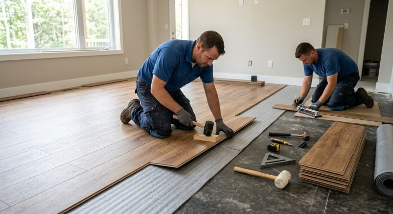 Vinyl Flooring Installation in Cumberland Center, ME