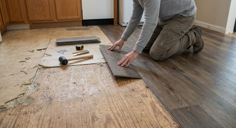 Vinyl Flooring Installation in Saco, ME