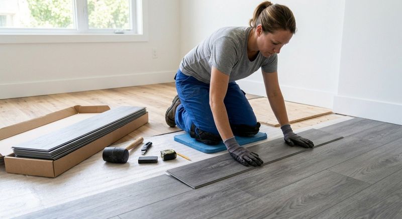 Vinyl Tile Installation in Scarborough, ME