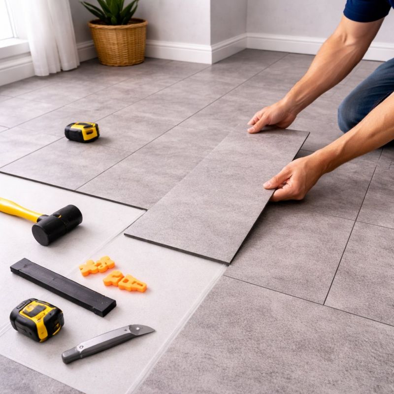 Vinyl Tile Installation in Scarborough, ME